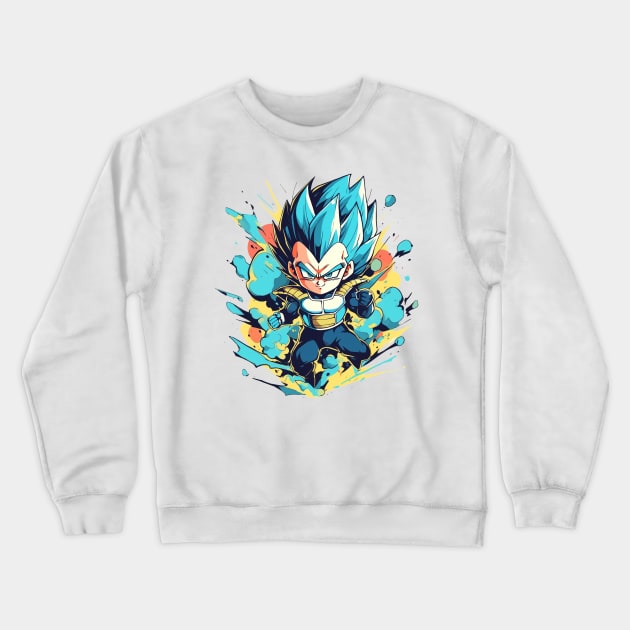 vegeta Crewneck Sweatshirt by fancy ghost